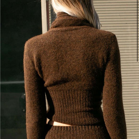 Paloma Wool Brown Fico Knit Top - Picture 2 of 12